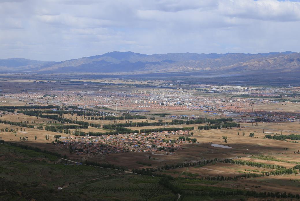 俯瞰五彩繽紛天鎮