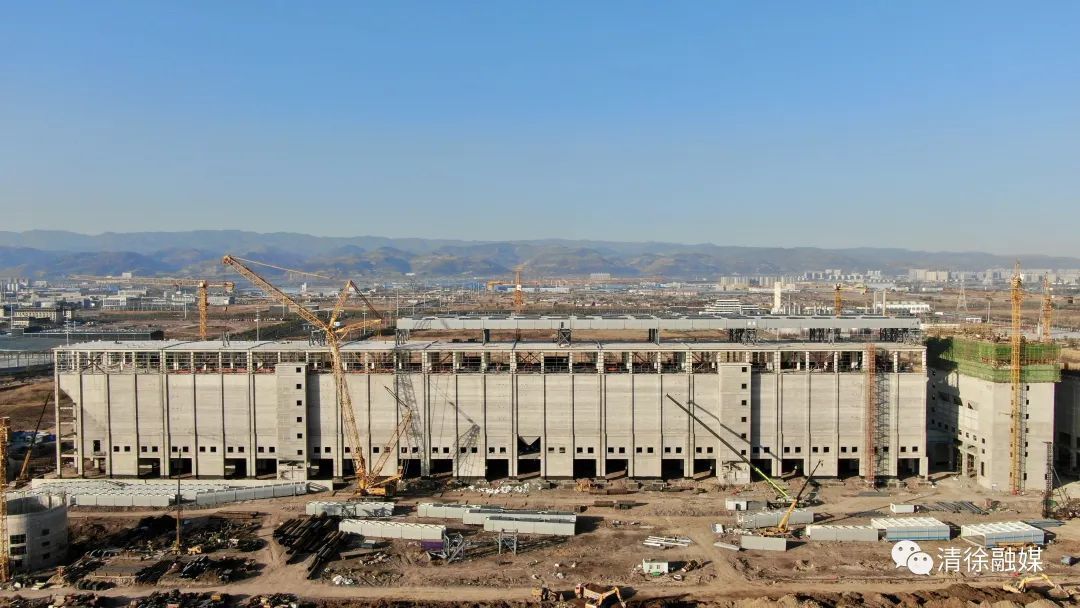 山西晉煤物流鐵路改擴建項目。來源：清徐融媒