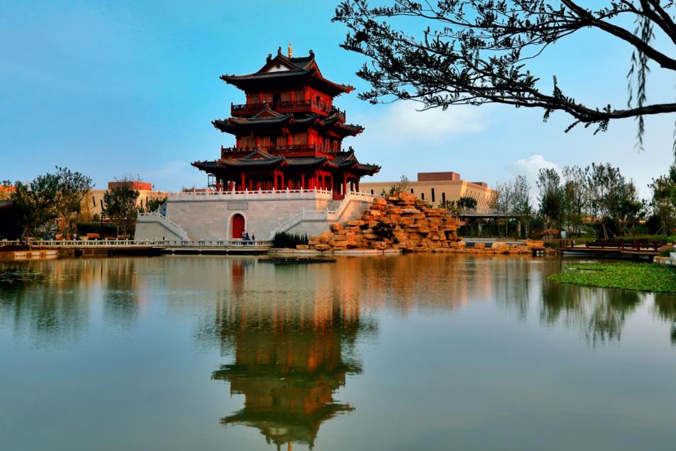 新落成的晉都公園