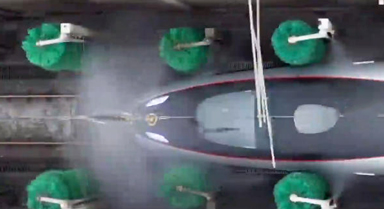 直擊復興號列車“洗澡”現場