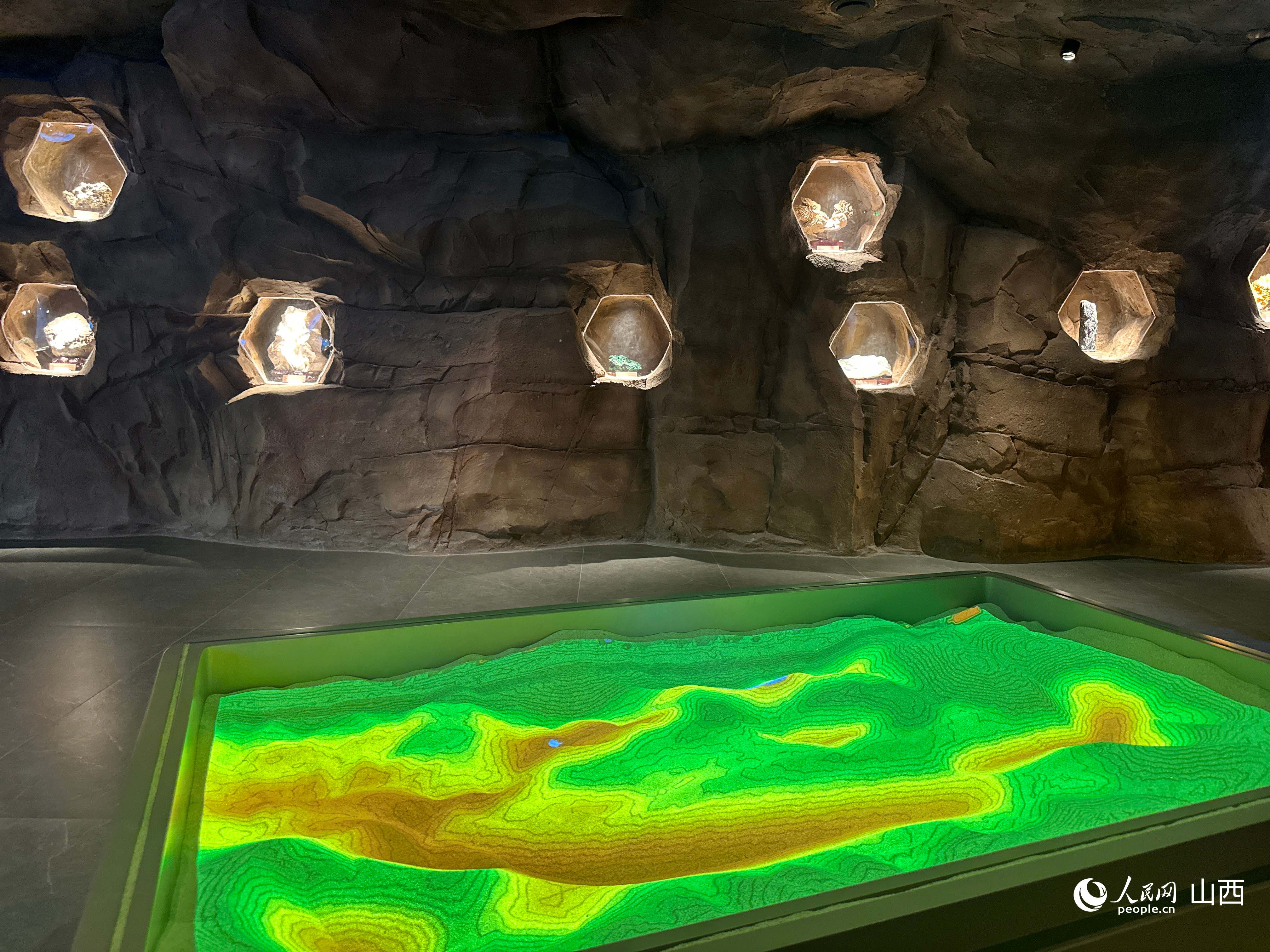 地質遺跡與景觀廳。人民網記者 董童攝